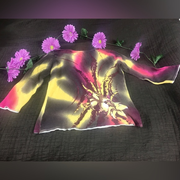 Reduced! Alison Sheri Sweater with Beads & Sequins Size S - Picture 5 of 11